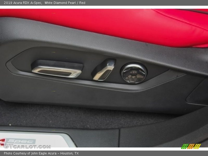 White Diamond Pearl / Red 2019 Acura RDX A-Spec