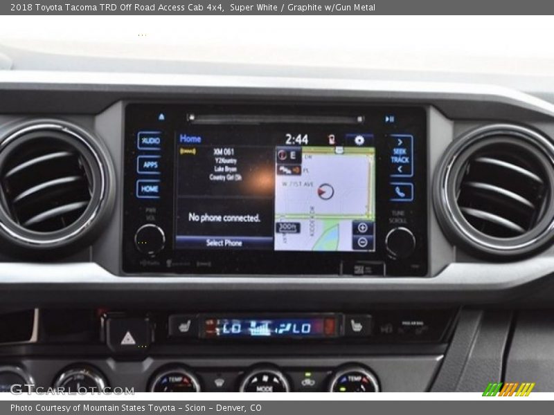 Super White / Graphite w/Gun Metal 2018 Toyota Tacoma TRD Off Road Access Cab 4x4