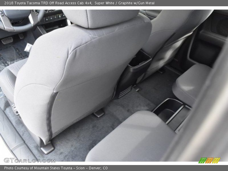 Super White / Graphite w/Gun Metal 2018 Toyota Tacoma TRD Off Road Access Cab 4x4