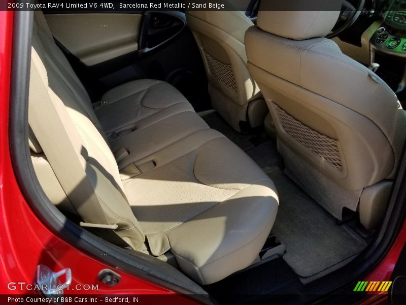 Barcelona Red Metallic / Sand Beige 2009 Toyota RAV4 Limited V6 4WD
