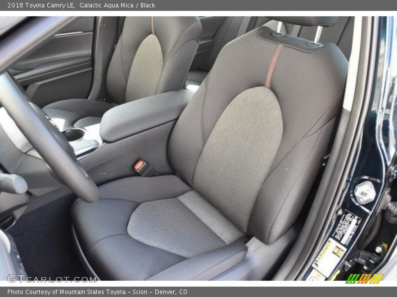 Galactic Aqua Mica / Black 2018 Toyota Camry LE
