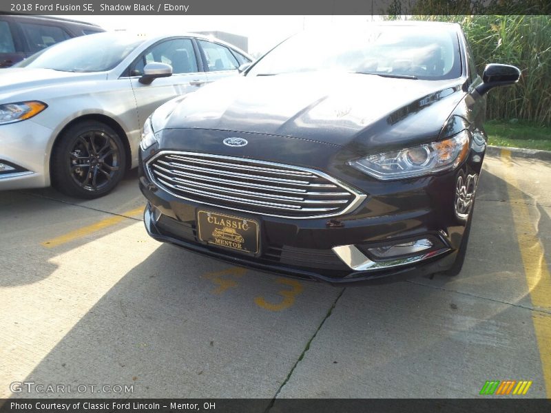 Shadow Black / Ebony 2018 Ford Fusion SE