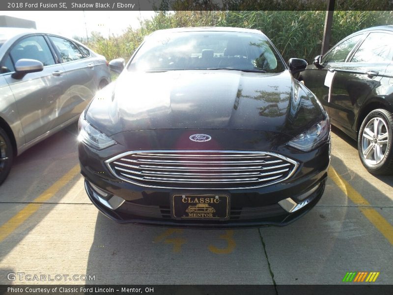 Shadow Black / Ebony 2018 Ford Fusion SE