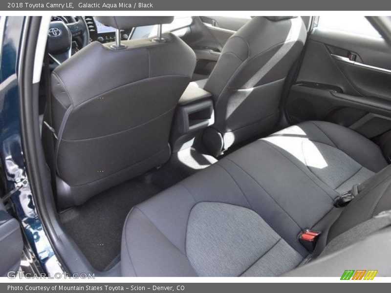 Galactic Aqua Mica / Black 2018 Toyota Camry LE