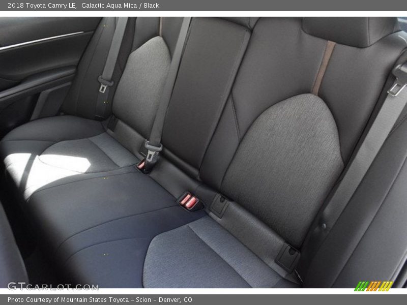 Galactic Aqua Mica / Black 2018 Toyota Camry LE