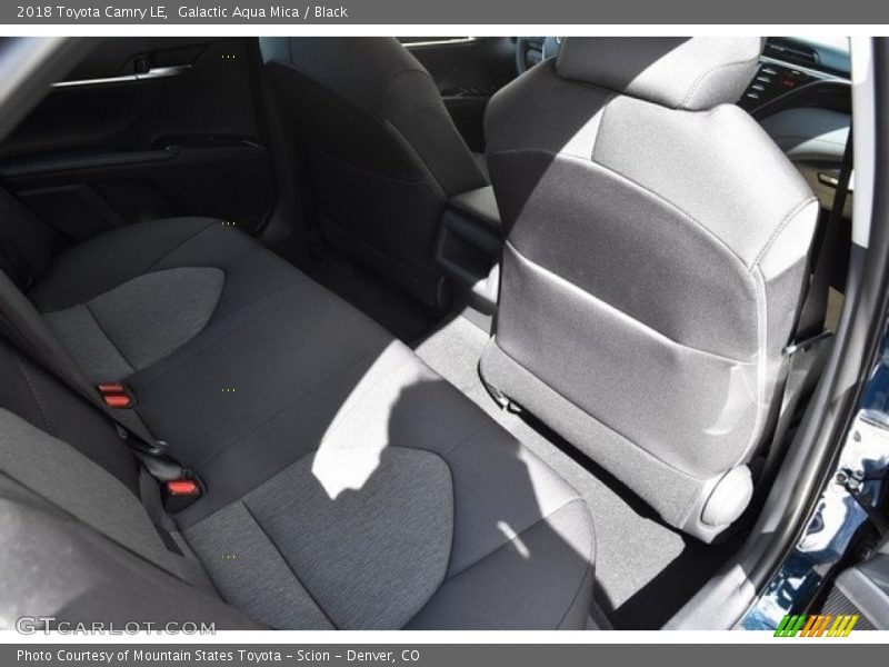 Galactic Aqua Mica / Black 2018 Toyota Camry LE