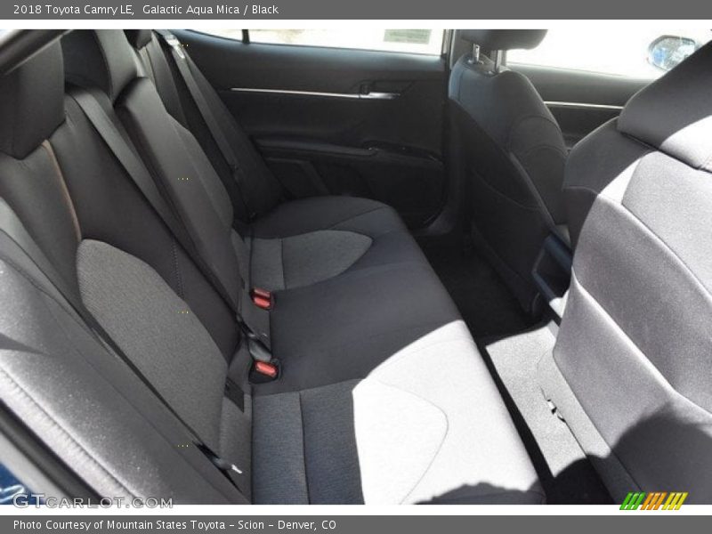 Galactic Aqua Mica / Black 2018 Toyota Camry LE