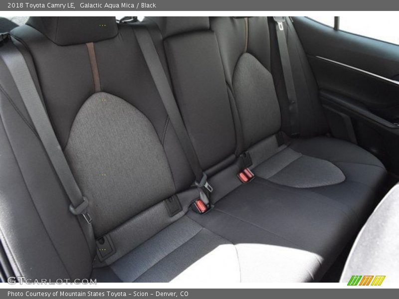 Galactic Aqua Mica / Black 2018 Toyota Camry LE