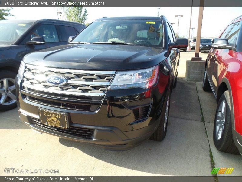 Shadow Black / Medium Stone 2018 Ford Explorer 4WD
