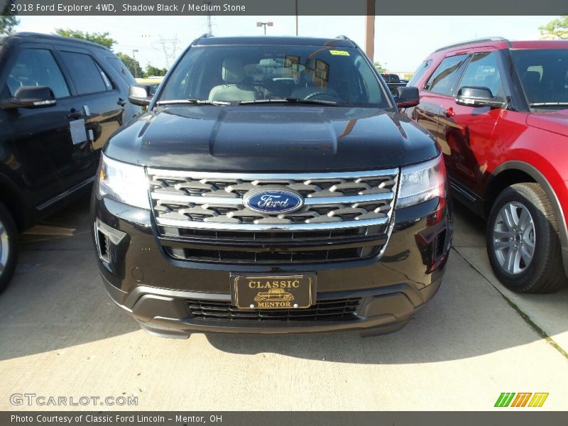 Shadow Black / Medium Stone 2018 Ford Explorer 4WD
