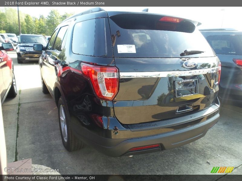 Shadow Black / Medium Stone 2018 Ford Explorer 4WD