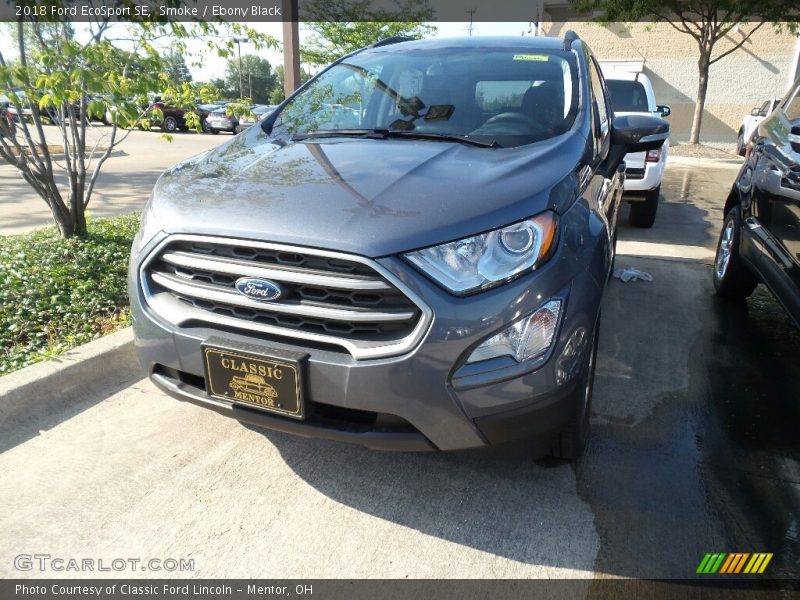 Smoke / Ebony Black 2018 Ford EcoSport SE