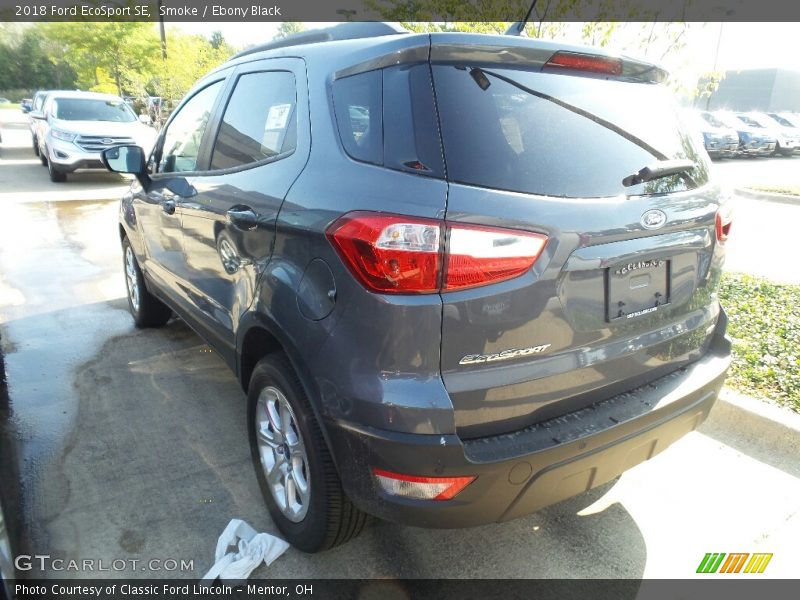 Smoke / Ebony Black 2018 Ford EcoSport SE