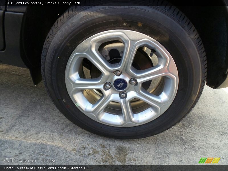 Smoke / Ebony Black 2018 Ford EcoSport SE