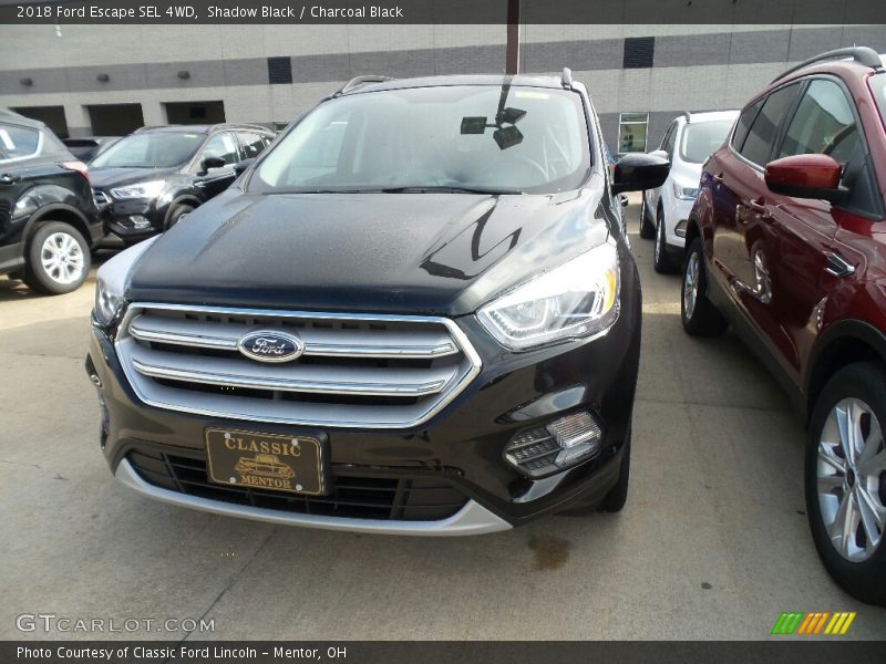 Shadow Black / Charcoal Black 2018 Ford Escape SEL 4WD