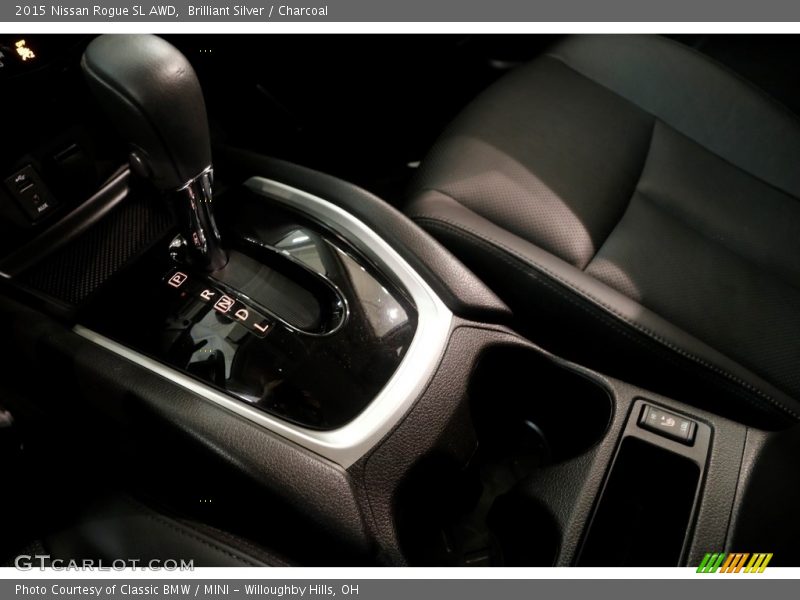 Brilliant Silver / Charcoal 2015 Nissan Rogue SL AWD