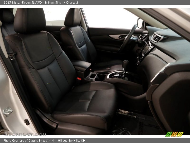 Brilliant Silver / Charcoal 2015 Nissan Rogue SL AWD