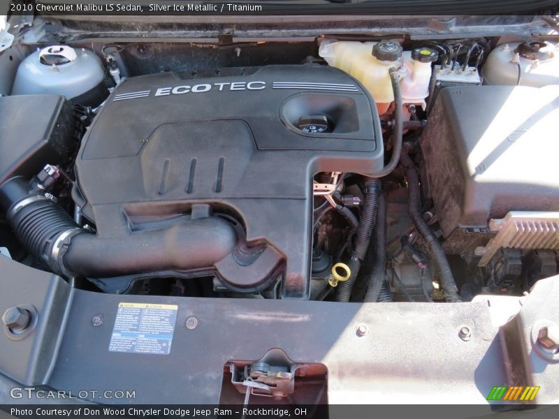 Silver Ice Metallic / Titanium 2010 Chevrolet Malibu LS Sedan