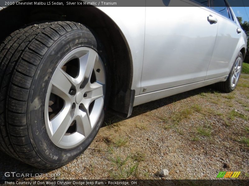 Silver Ice Metallic / Titanium 2010 Chevrolet Malibu LS Sedan