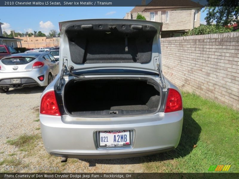 Silver Ice Metallic / Titanium 2010 Chevrolet Malibu LS Sedan