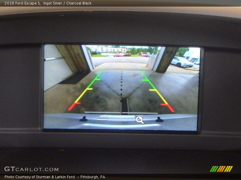 Ingot Silver / Charcoal Black 2018 Ford Escape S