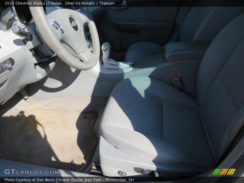 Silver Ice Metallic / Titanium 2010 Chevrolet Malibu LS Sedan