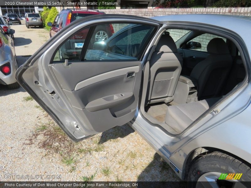 Silver Ice Metallic / Titanium 2010 Chevrolet Malibu LS Sedan