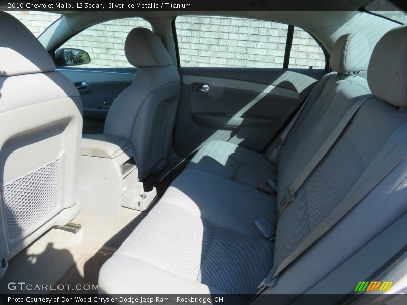 Silver Ice Metallic / Titanium 2010 Chevrolet Malibu LS Sedan