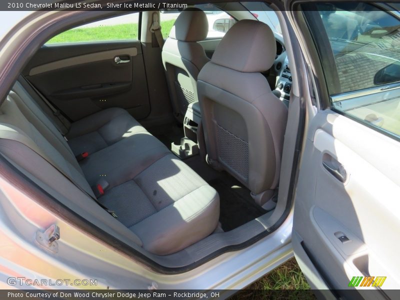 Silver Ice Metallic / Titanium 2010 Chevrolet Malibu LS Sedan