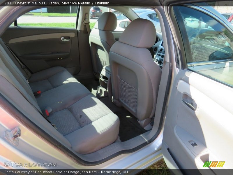 Silver Ice Metallic / Titanium 2010 Chevrolet Malibu LS Sedan