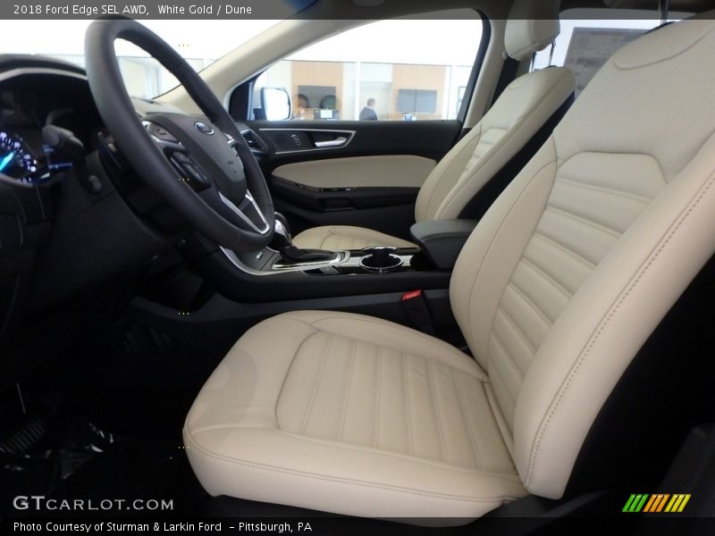 White Gold / Dune 2018 Ford Edge SEL AWD