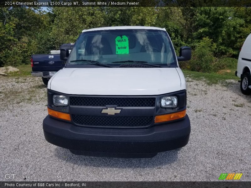 Summit White / Medium Pewter 2014 Chevrolet Express 1500 Cargo WT
