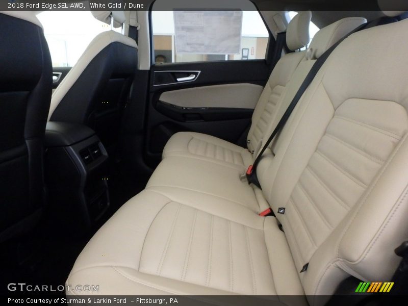 White Gold / Dune 2018 Ford Edge SEL AWD