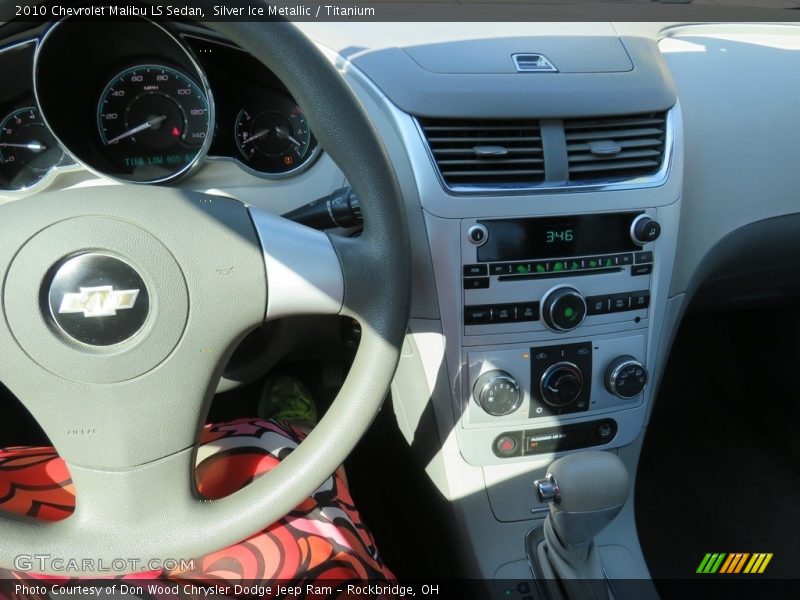 Silver Ice Metallic / Titanium 2010 Chevrolet Malibu LS Sedan