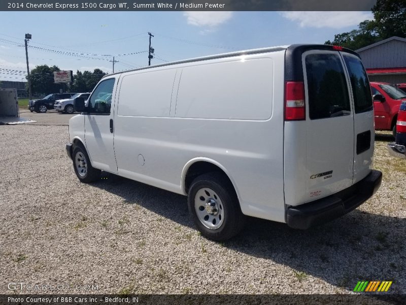 Summit White / Medium Pewter 2014 Chevrolet Express 1500 Cargo WT