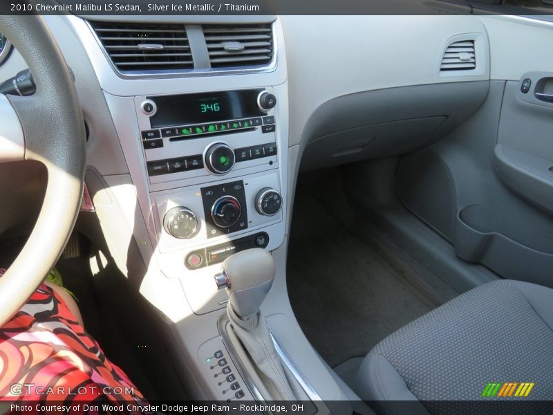 Silver Ice Metallic / Titanium 2010 Chevrolet Malibu LS Sedan