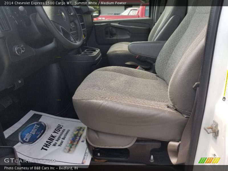 Summit White / Medium Pewter 2014 Chevrolet Express 1500 Cargo WT