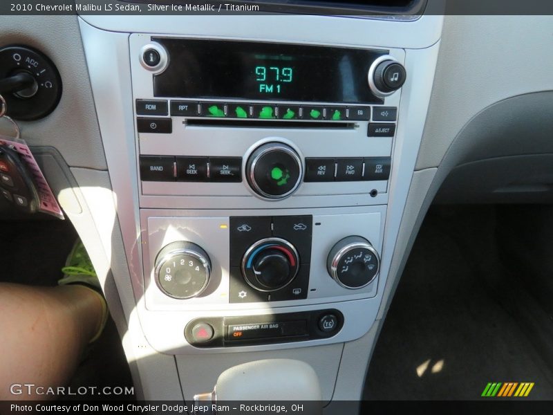 Silver Ice Metallic / Titanium 2010 Chevrolet Malibu LS Sedan