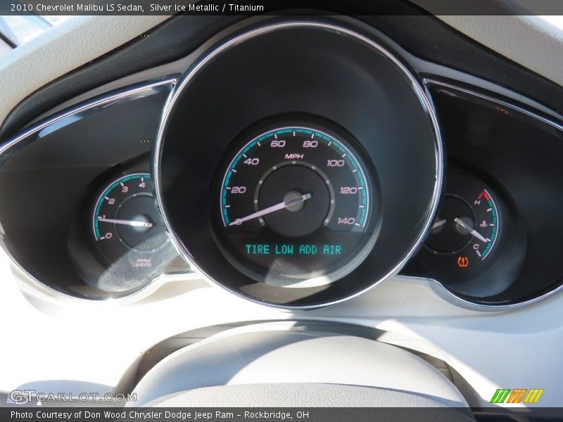 Silver Ice Metallic / Titanium 2010 Chevrolet Malibu LS Sedan