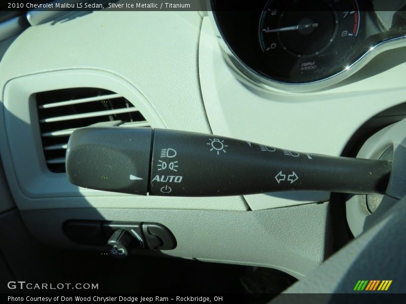Silver Ice Metallic / Titanium 2010 Chevrolet Malibu LS Sedan