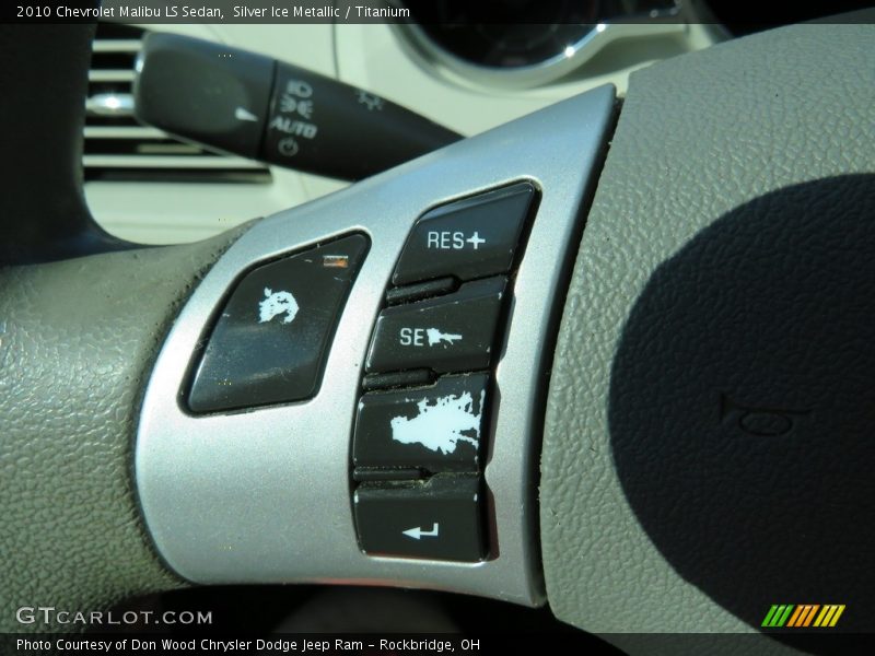 Silver Ice Metallic / Titanium 2010 Chevrolet Malibu LS Sedan