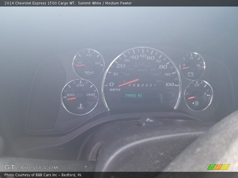 Summit White / Medium Pewter 2014 Chevrolet Express 1500 Cargo WT