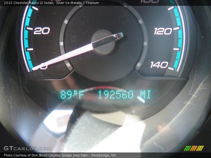 Silver Ice Metallic / Titanium 2010 Chevrolet Malibu LS Sedan
