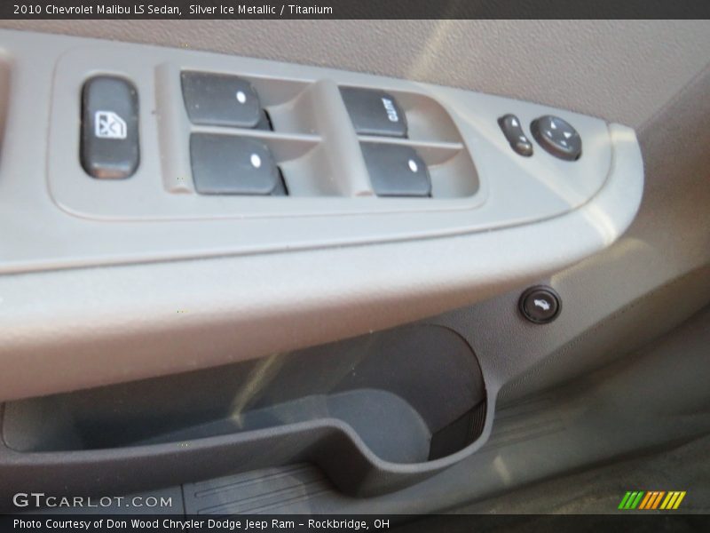 Silver Ice Metallic / Titanium 2010 Chevrolet Malibu LS Sedan