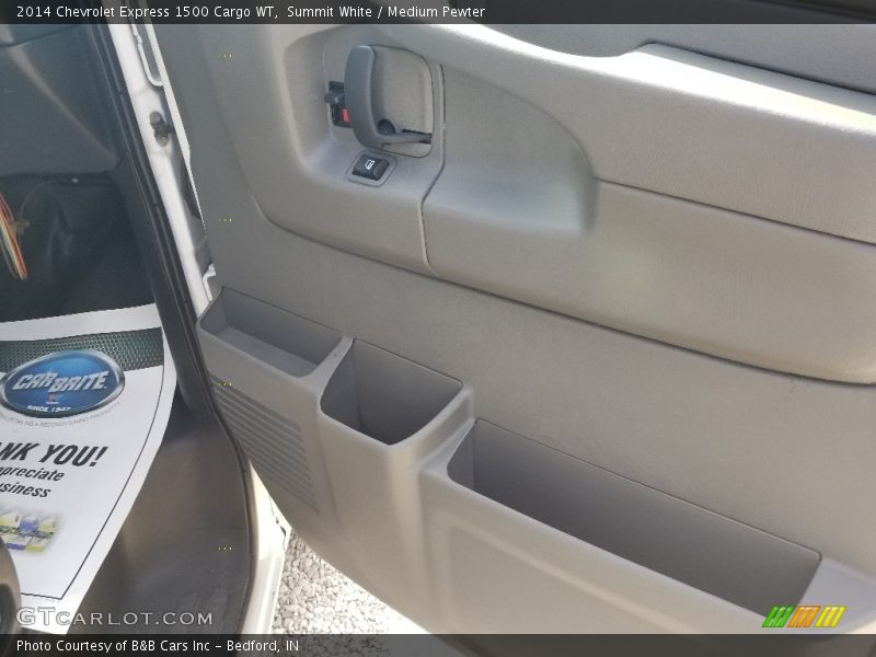 Summit White / Medium Pewter 2014 Chevrolet Express 1500 Cargo WT