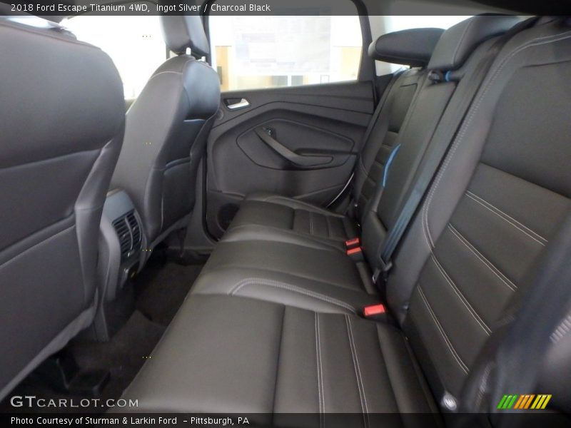 Ingot Silver / Charcoal Black 2018 Ford Escape Titanium 4WD