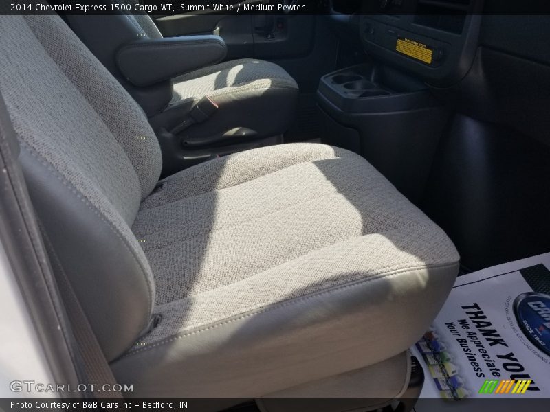 Summit White / Medium Pewter 2014 Chevrolet Express 1500 Cargo WT