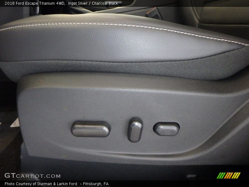 Ingot Silver / Charcoal Black 2018 Ford Escape Titanium 4WD