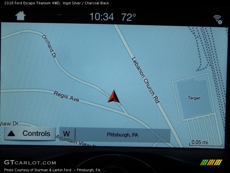 Ingot Silver / Charcoal Black 2018 Ford Escape Titanium 4WD