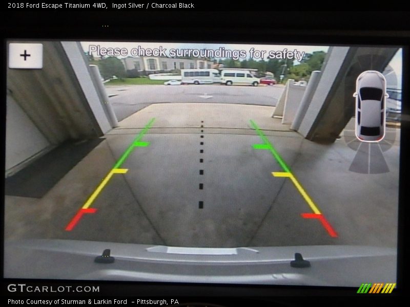 Ingot Silver / Charcoal Black 2018 Ford Escape Titanium 4WD